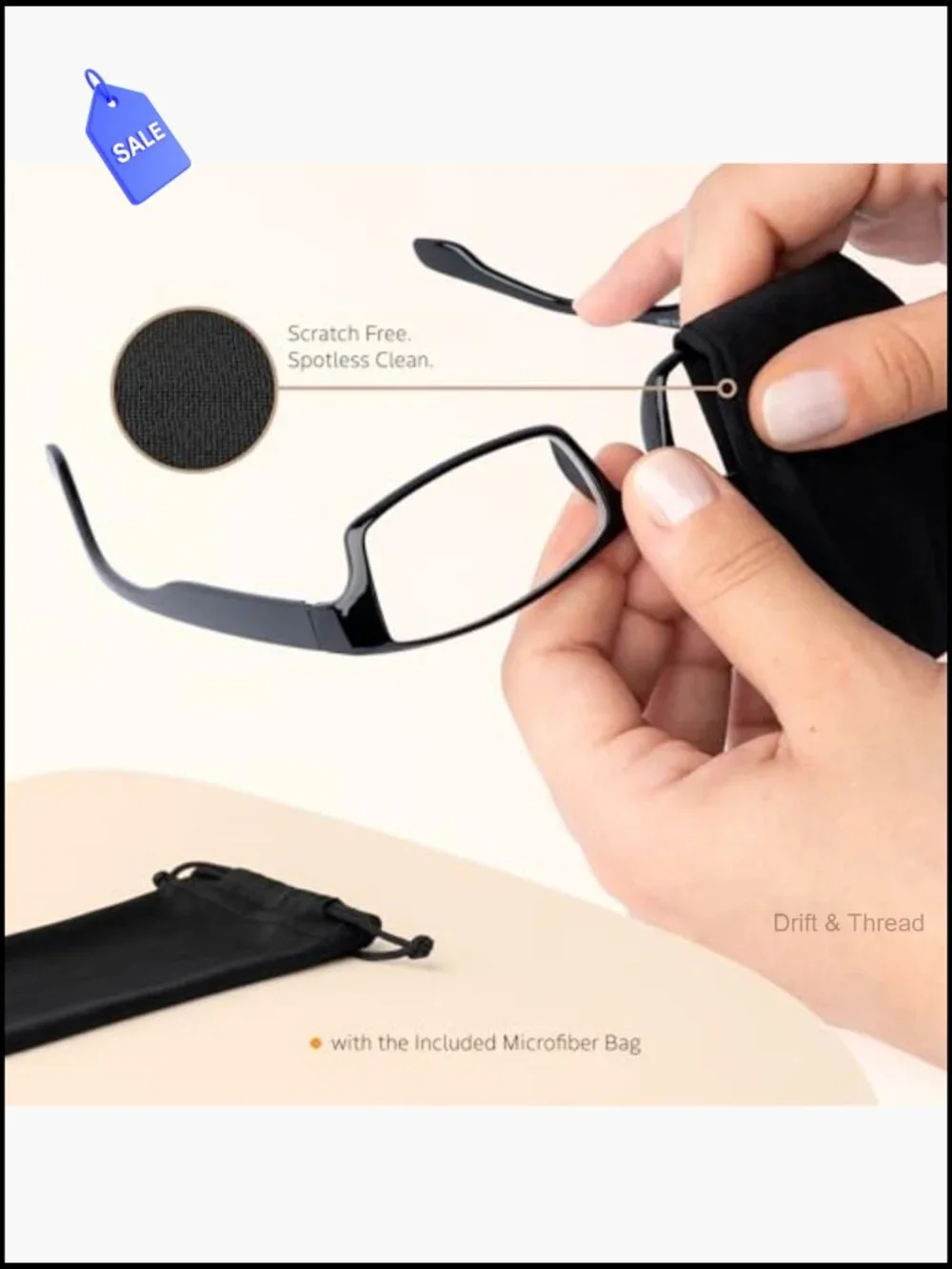 Reading Glasses Spring Hinge Rectangular Full Rim Acrylic Lens Anti-Reflective